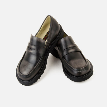 Platform Loafer Women Retro Low Heel Shoes