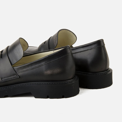 Platform Loafer Women Retro Low Heel Shoes