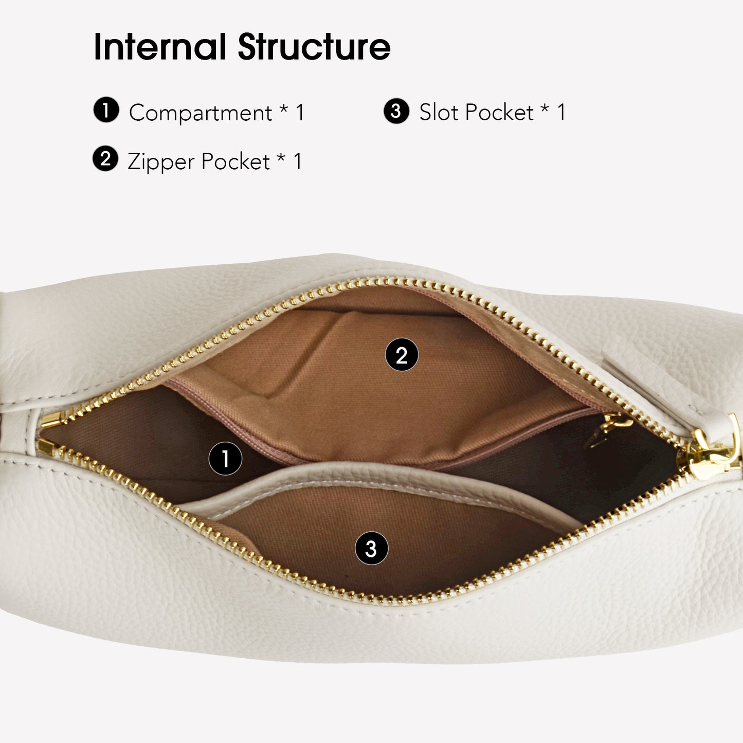 Women's genuine leather cylindrical shoulder bag, multifunctional use