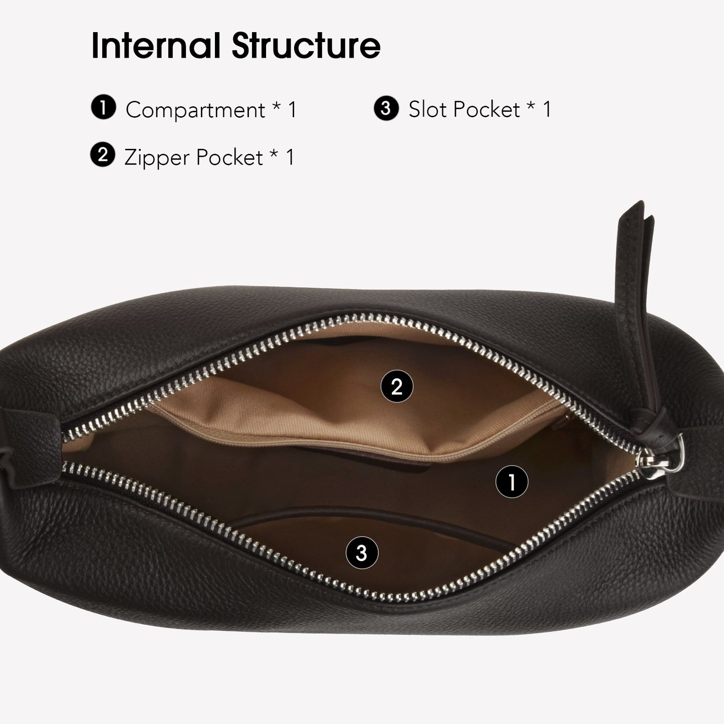 Leather Hobo Tote Bag