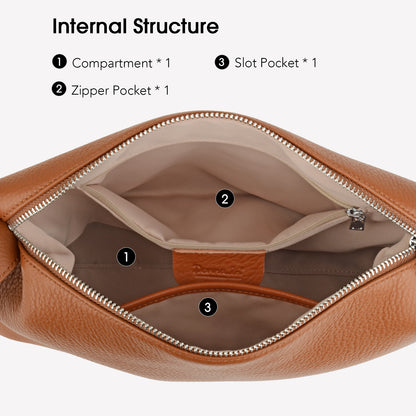 Brown Leather Tote Bag