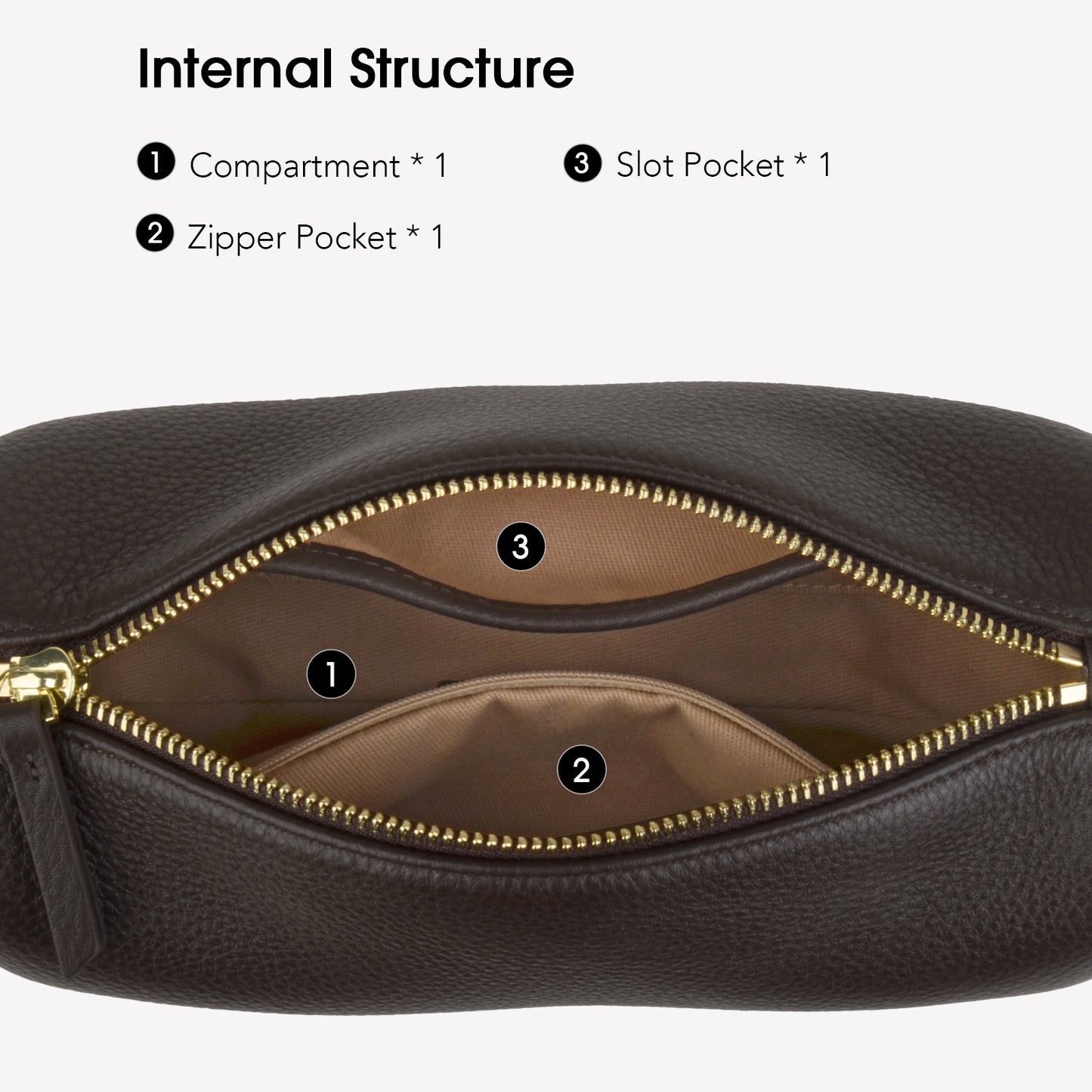 Cylinder Underarm Bag