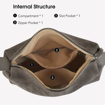 Suede Shoulder Bag Cross-body