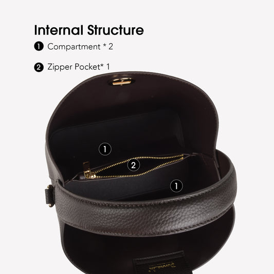 Bucket Bag with Wide Strap