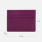 Slim Card Holder Trendy Y2K Color Genuine Leather