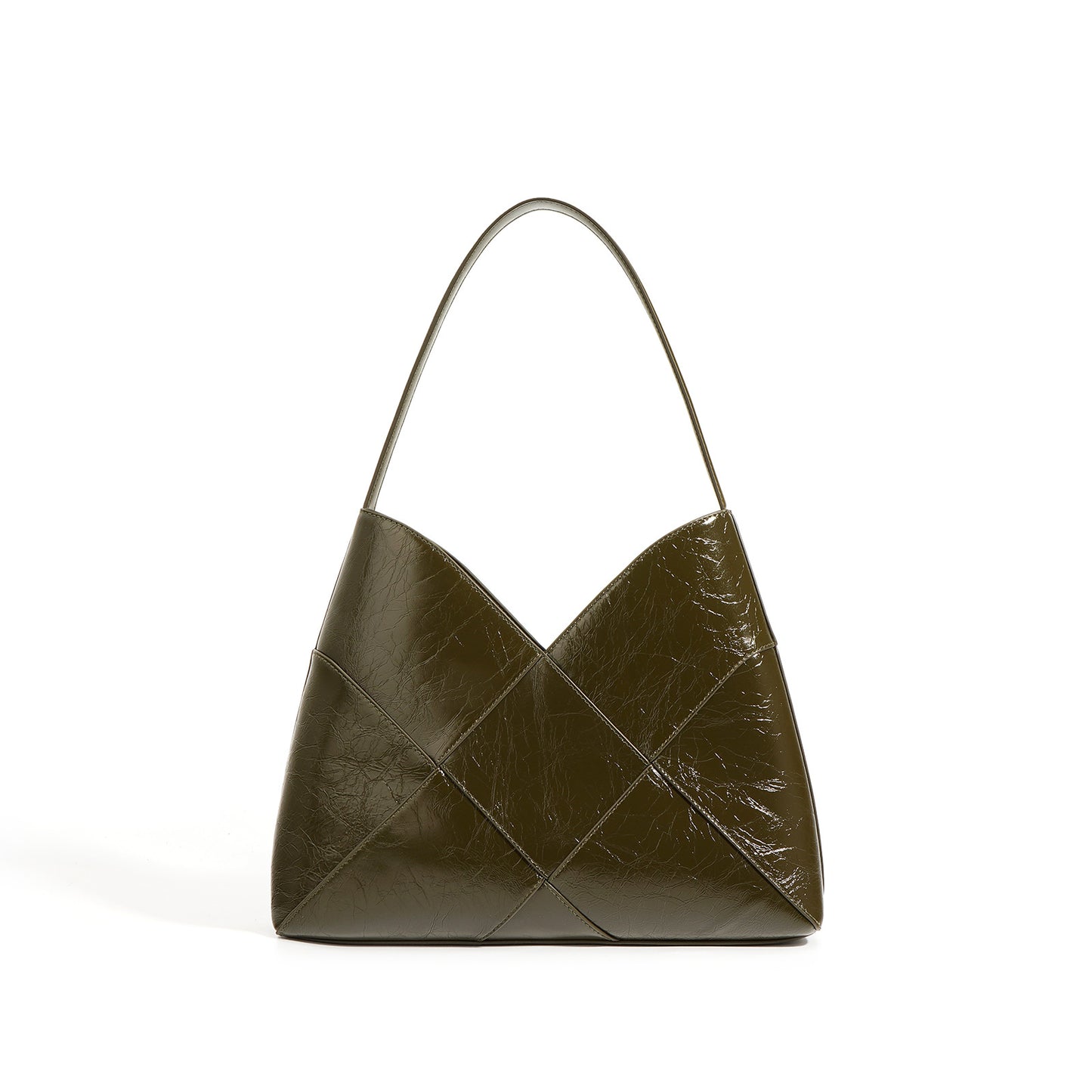 Woven Leather Handbag Daily Tote Bag