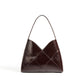 Woven Leather Handbag Daily Tote Bag