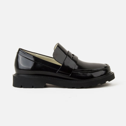 Platform Loafer Women Retro Low Heel Shoes