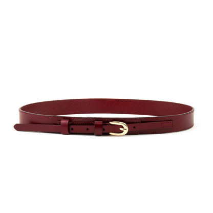 Donnain Natural Vegetable Leather Retro Belt for Dresses Skirt Women Waist Belts
