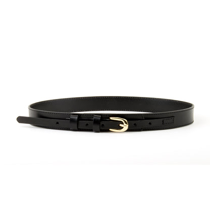 Donnain Natural Vegetable Leather Retro Belt for Dresses Skirt Women Waist Belts