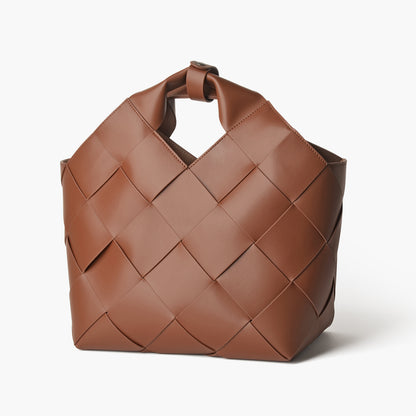 Woven Basket Tote Bag