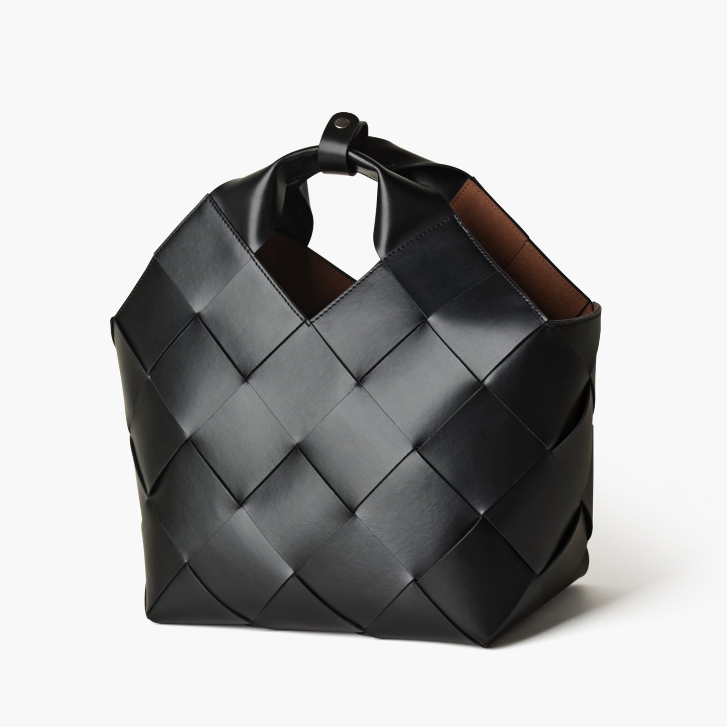 Woven Basket Tote Bag