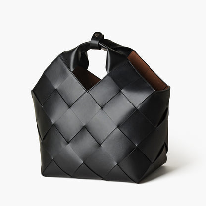 Woven Basket Tote Bag