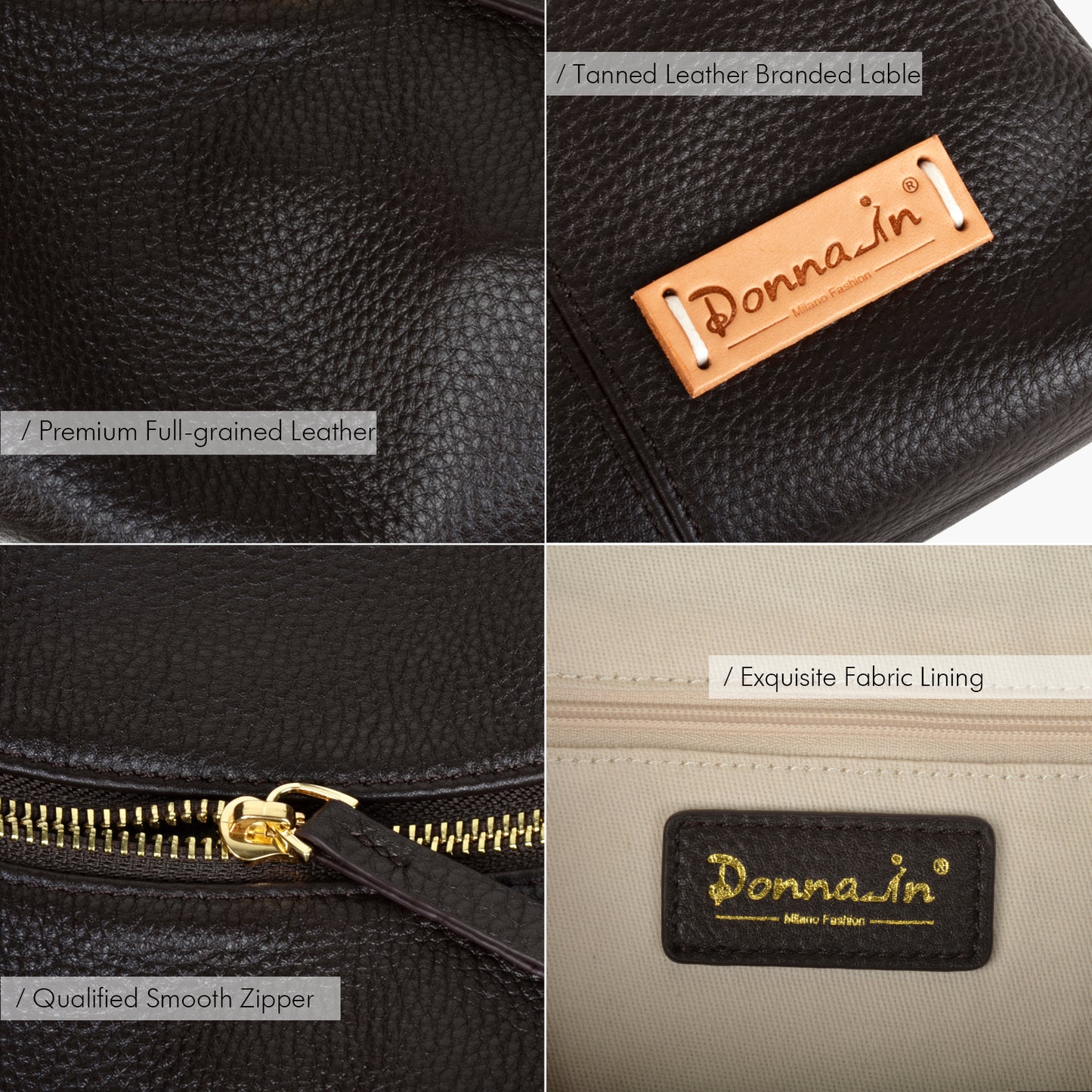 Premium Full Grained Leather Dumpling Bag for Women Crossbody Bag