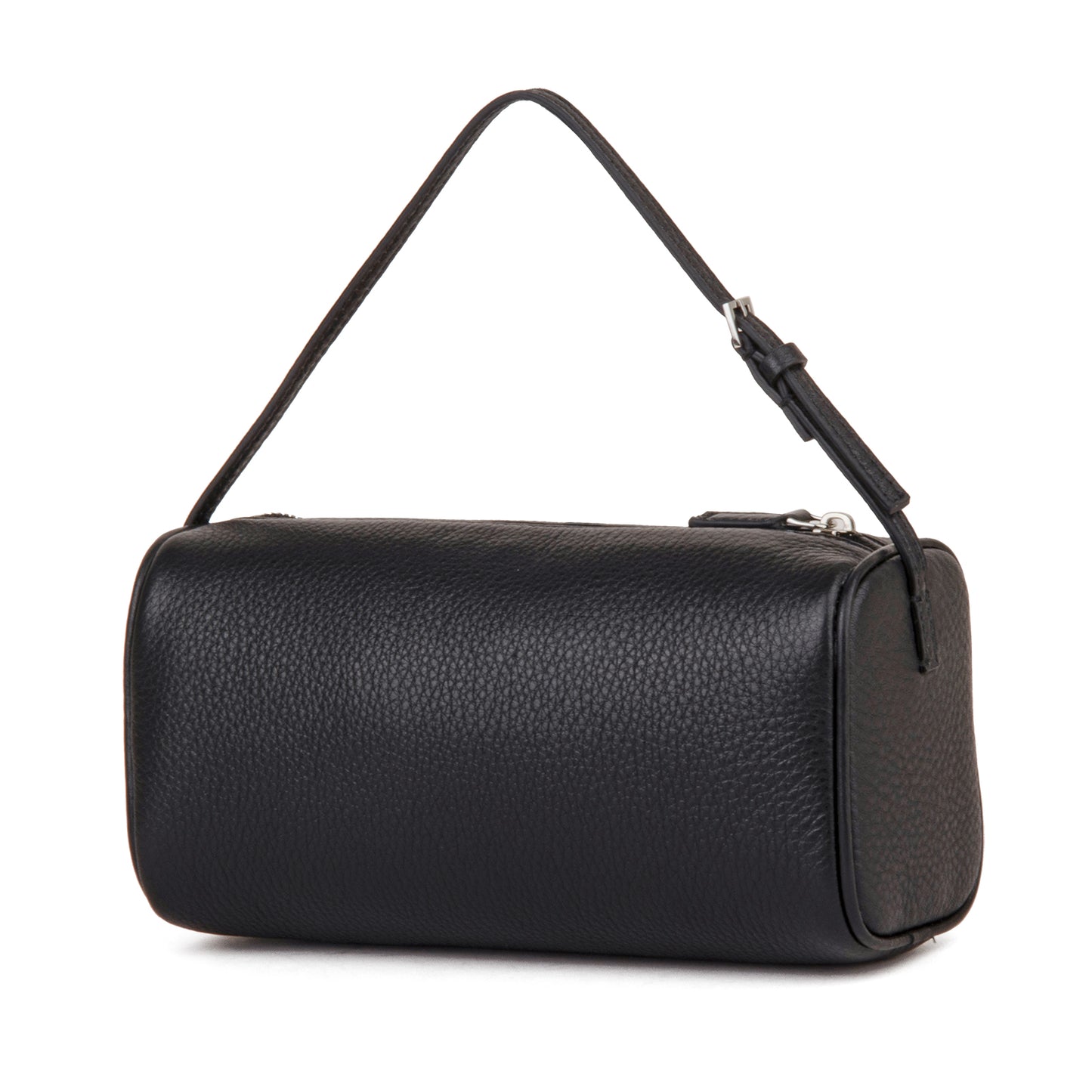 Black high-quality leather women's handbag, simple and lightweight crossbody bag