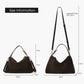 Women's suede handbag, high-end minimalist crossbody bag, suitable for work commute