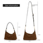 New crescent-shaped women's handbag, high-quality cowhide minimalist crossbody bag