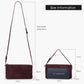 High-quality suede handbag, mini compact women's crossbody bag