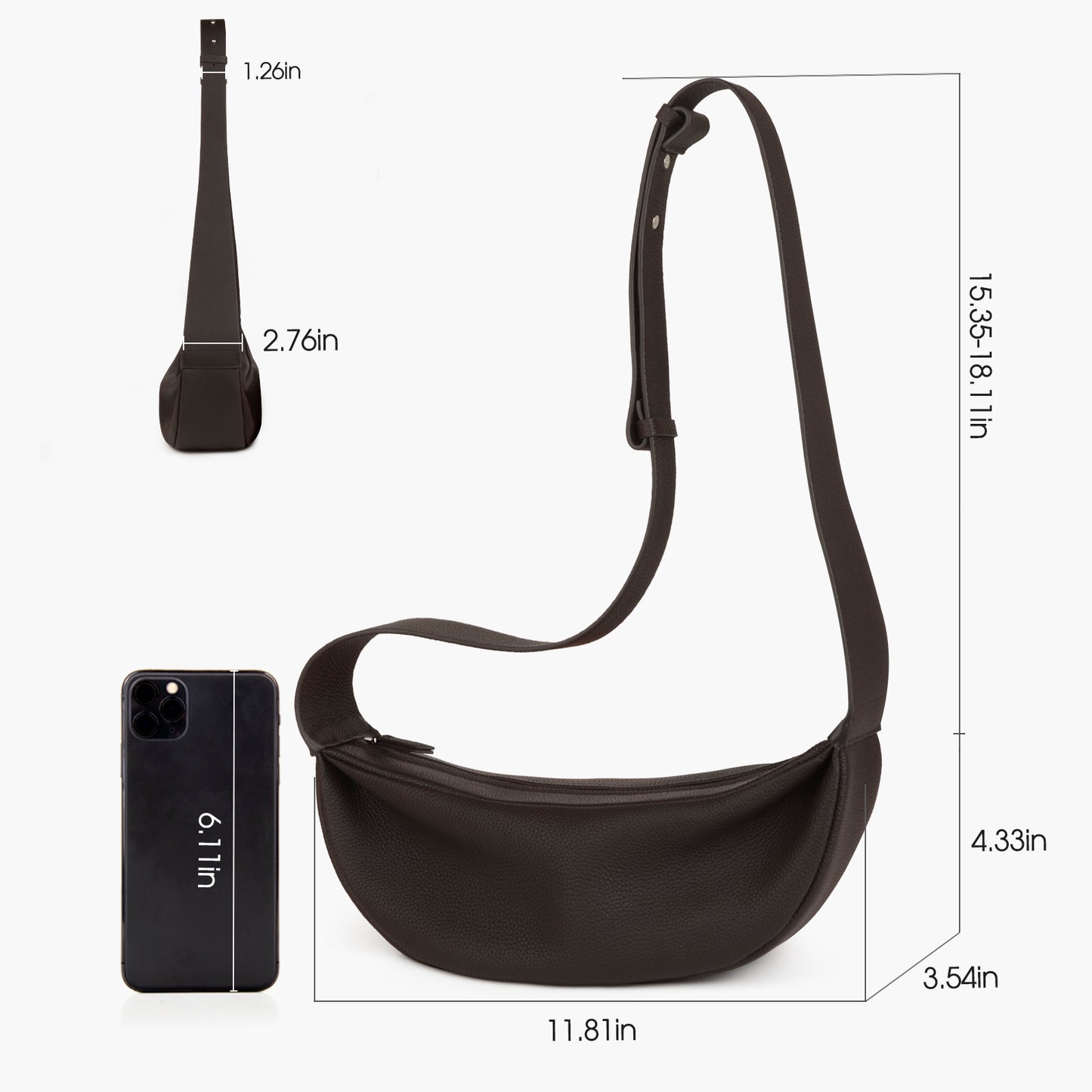 Crescent Sling Bag Cross-body