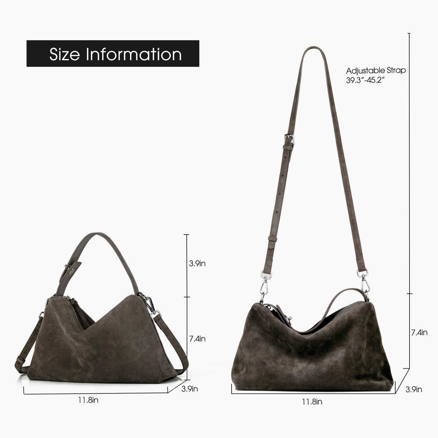 Suede Shoulder Bag Cross-body