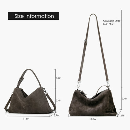 Suede Shoulder Bag Cross-body
