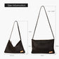 Premium Full Grained Leather Dumpling Bag for Women Crossbody Bag