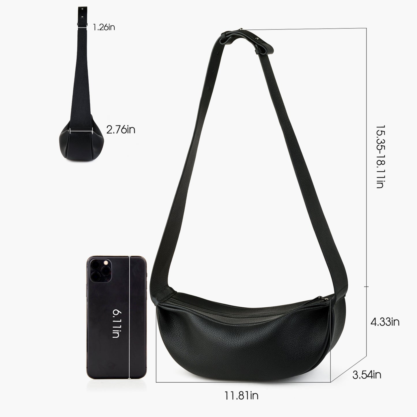 Full-Grain Leather Women's Sling bag