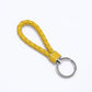 Colorful Woven Leather Key Chain