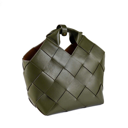 Woven Basket Tote Bag