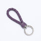 Colorful Woven Leather Key Chain