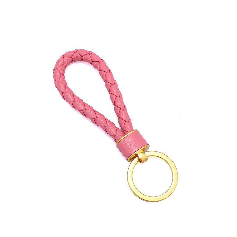 Y2K Colors Woven Leather Key Chain