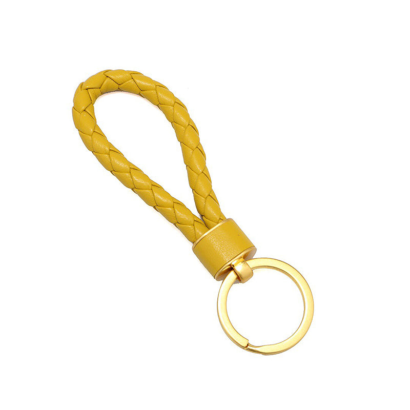 Y2K Colors Woven Leather Key Chain