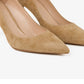 Natural Suede High Heel Shoes