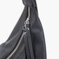 Black Soft Leather Casual Cross-body Bags Women