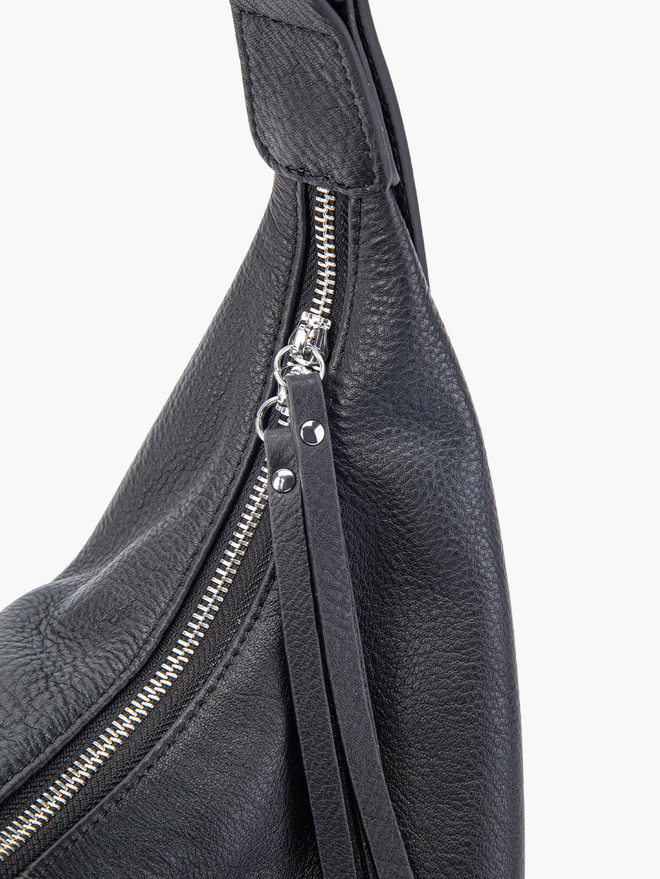 Black Soft Leather Casual Cross-body Bags Women