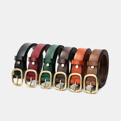 Natural Calfskin Waist Belts