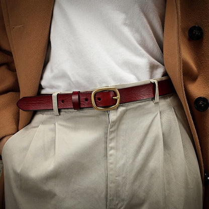 Natural Calfskin Waist Belts