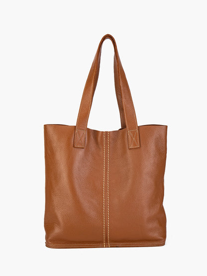 Natural Calfskin Tote Bag