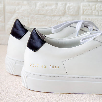 Handmade Common White Sneakers For Couples