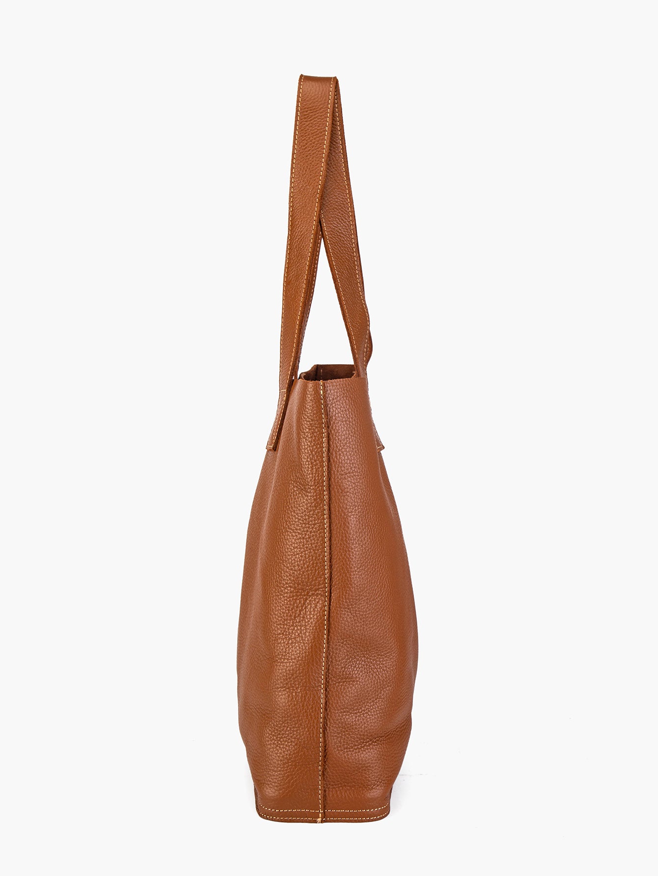 Plus Size Natural Calfskin Classic Tote Bag