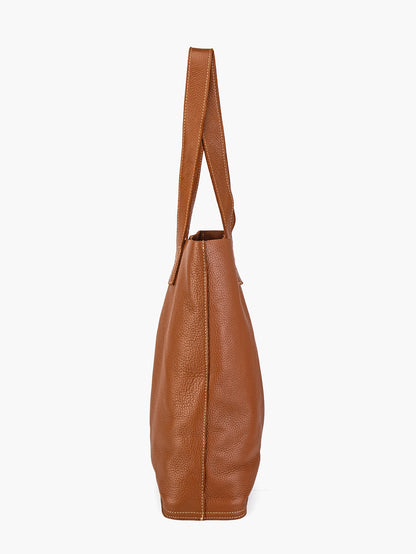 Natural Calfskin Tote Bag