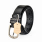 Punk Rivet Black Calfskin Waist Belts