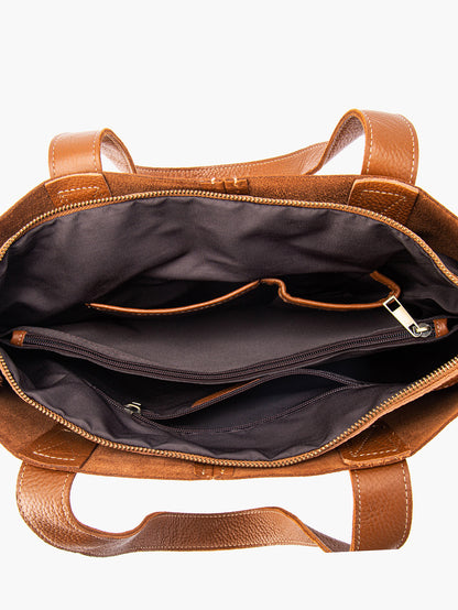Natural Calfskin Tote Bag