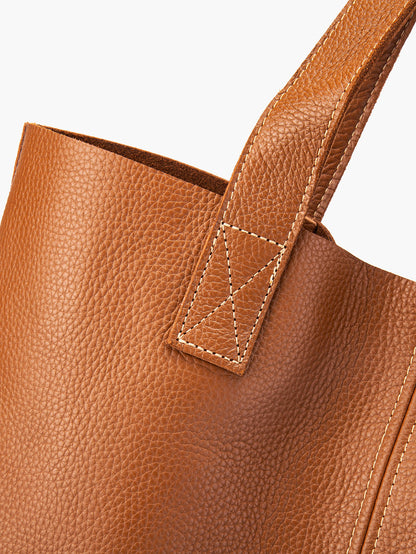 Natural Calfskin Tote Bag