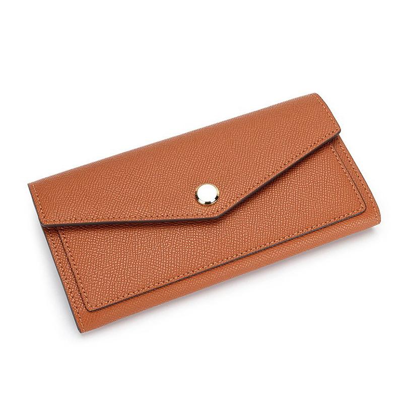 Fashion Epsom Calfskin Long Wallet 19.5 X 10 CM