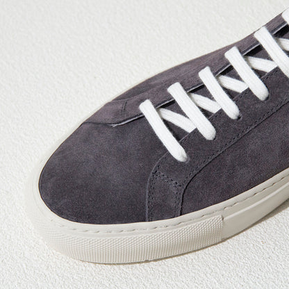 Dark Grey Basic Style Flat Sneakers