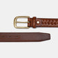 Handmade Weave Calfskin Waist Belts