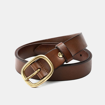 Natural Calfskin Waist Belts
