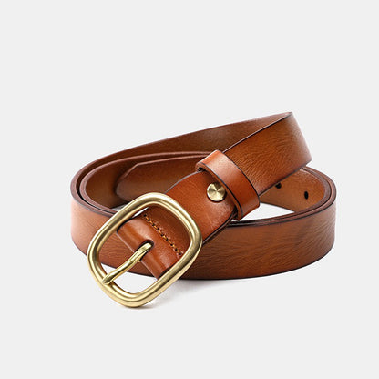 Natural Calfskin Waist Belts