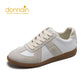 DONNAIN White Genuine Leather Couple Trainers